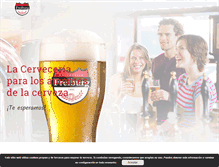 Tablet Screenshot of cerveceriafreiburg.com